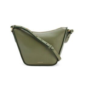 RADLEY LONDON Medium Green Leather Oak Street Small Zip Top Crossbody